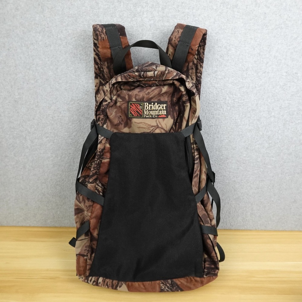 Bridger Mountain Huntingday Backpack Adjustable RealTree Camo Brown Hunting